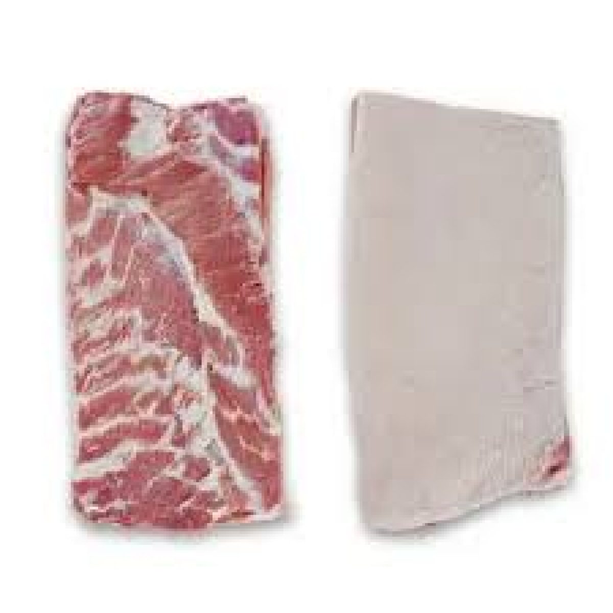 Frozen Pork Belly, Sheet Ribbed, Skin on